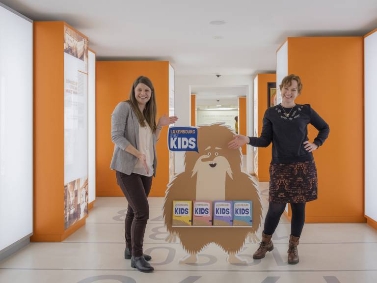 Début du parcours avec la mascotte Wulles