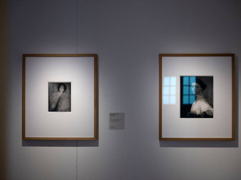 View of the show in the Steichen Cabinet